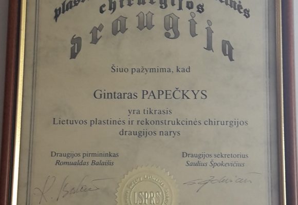 GP klinika sertifikatas