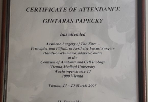 GP klinika sertifikatas